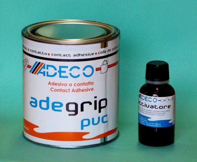 ADECO adegrip 2K Klebstoff / Kleber für PVC 530 g , 1 Dose
