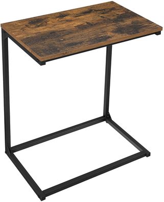 Industrieller Beistelltisch - Laptoptisch - 55x35x66 cm