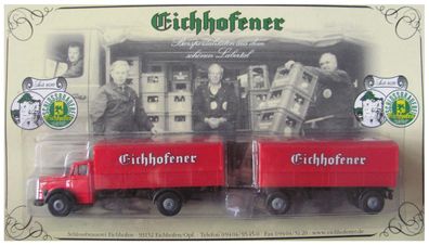 Eichhofener Brauerei Nr.01 - Schriftzug - MB 6600 - Hängerzug Oldie