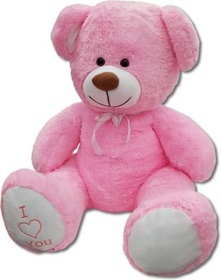 Großer rosa Teddybär Teddybär Ich liebe dich 160cm