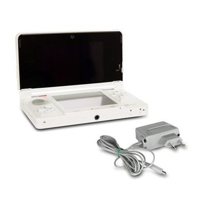 Nintendo 3DS Konsole in Schneeweiss mit Ladekabel #5A
