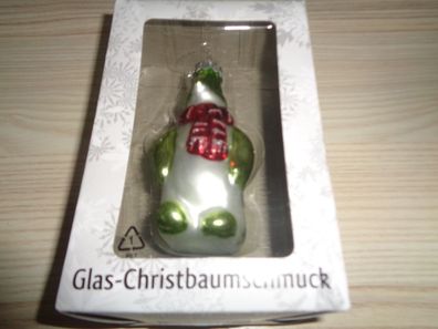 Christbaumschmuck modern - Frosch mit Metallkrone