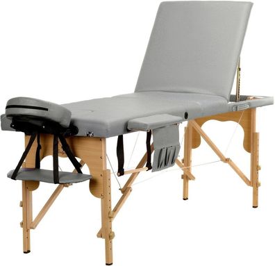 Massageliege 3-teilige Massageliege aus Holz