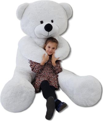 Großer Teddybär 2,2 Meter weiß 220 cm XXL