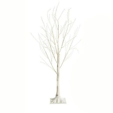 Kunstbaum mit LED-Beleuchtung - 120 cm Birke - Dekorationsbaum