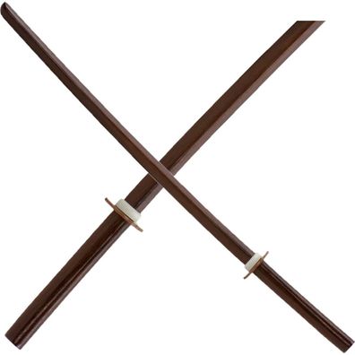 Haller Bokken Daito mit Tsuba Katana Trainingsschwert, Samurai Holzschwert