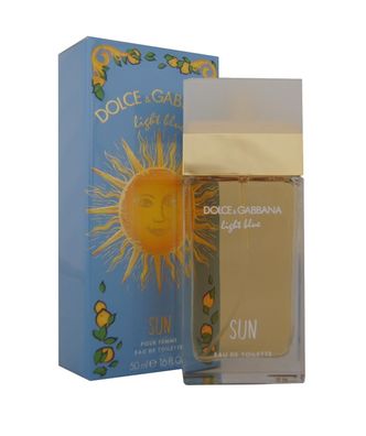 Dolce & Gabbana light blue Sun Pour Femme Eau de Toilette edt 50ml.