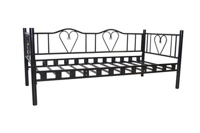 Daybed 90x200 cm "Santi", schwarz