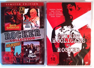 Rocker Collection Limited Edit. 2 DVDs 4 Filme + Street Hooligans vs. Rocker 18J