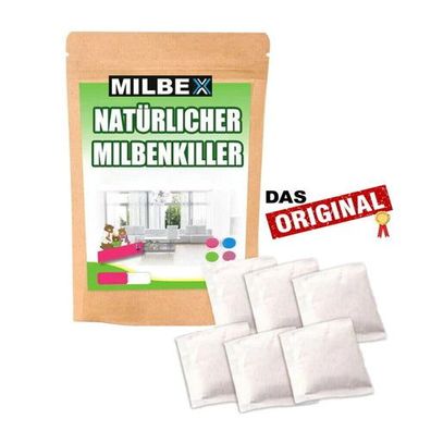 MILBEX Natürlicher Milbenkiller Anti Milben Flöhe Bettwanzen Pads (6 Stück)