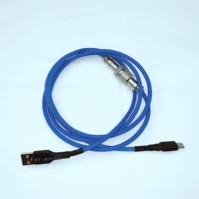 Mechanische Tastatur, Metropolitan Aviator-Anschluss, Spulentyp-C-USB-Kabel