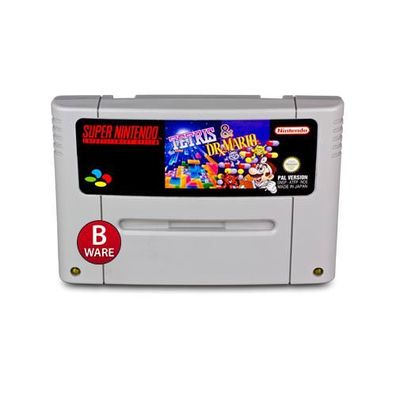 SNES Spiel Tetris & Dr. Mario (B - Ware) #127B