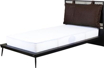 Ritmik Jugendbett Polo mit USB und Metallgestell 100x200 cm