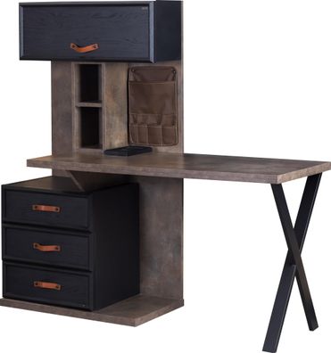 Ritmik Schreibtisch Toledo mit Schubladen &amp; Wireless-Charger