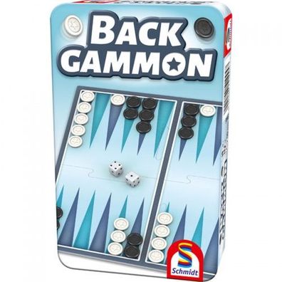 Schmidt Backgammon Metalldose