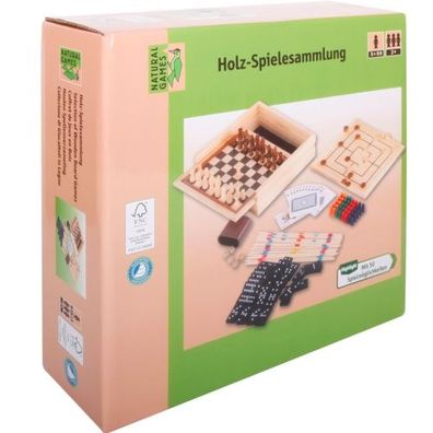 Natural Games Holz Spielesammlung 50 in 1
