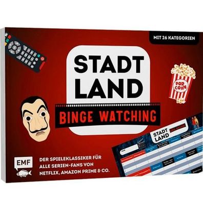 Stadt Land Binge Watching - Der Spieleklassiker für alle Serienfans von Netflix