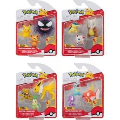 Pokemon Battle Figuren 3er Pack sortiert