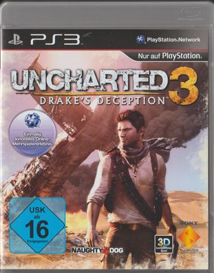 Uncharted 3 Drake´s Deception (Playstation 3, PS 3) sehr gut