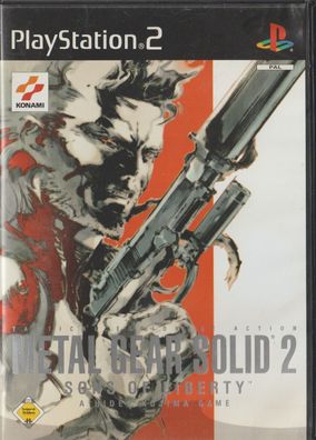 Leerhülle Metal Gear Solid 2 PS2 mit Booklet