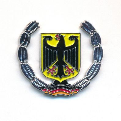 Deutschland Berlin Europa Wappen Adler Flagge Edel Brosche Pin Anstecker 0916