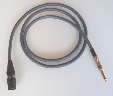 Sommercable "Meridian SP225" / Lautsprecherkabel / Klinke 6,3mm auf XLR male