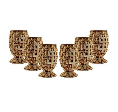 Plantation Rum Glas 6er Set Stiggins Shot Gläser 6x Tonbecher für 2cl / 4cl Tik