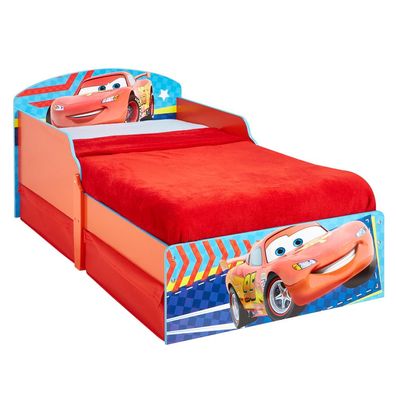 Disney Cars Kleinkinderbett mit Stauraum Kids Bed Kindermöbel Schlafen