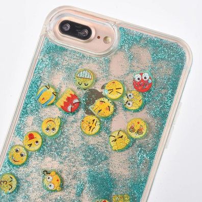 Glitzersand Emoji iPhone Fall