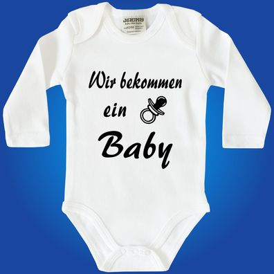 Baby-Body Babybody - Wir bekommen ein Baby - Eltern Mama Mutter Vater Papa werden