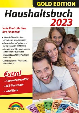 Haushaltsbuch 2023 - Heizkosten, Stromkosten, Nebenkosten - PC Download Version
