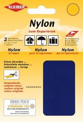 Nylon-Flicken 2x 10x12cm Kleiber