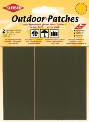 Outdoor-Patches 2x 6,5x12 cm oliv 17 Kleiber