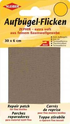 Zephir-Aufbügel-Flicken 30x6 cm Kleiber