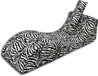 Faltbares Relaxsofa Zebra