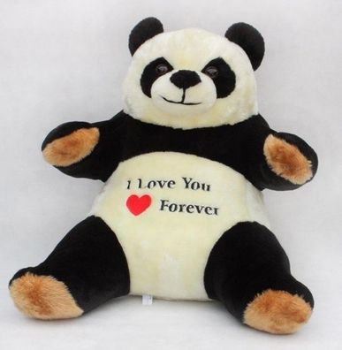 Plüsch-Kuscheltier - Riesenpandabär - Ich liebe dich für immer - 55 cm