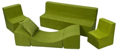 Kleinkinder-Möbelset Schaumstoff expandiert grün