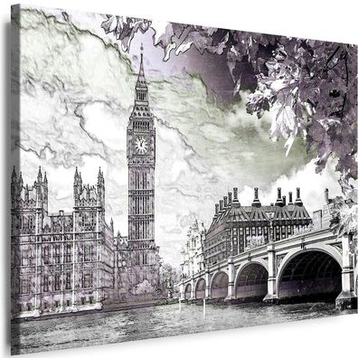 Wandbilder London Stadt Leinwand Kunstdruck Canvas Top!!