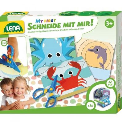 Lena Schneide mit mir Meeres Tiere