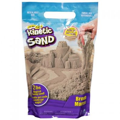 Spin Master Kinetic Sand Sandbeutel naturbraun