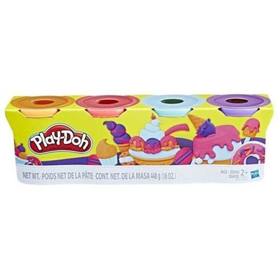 Hasbro Play Doh 4er Pack Knete Sweet