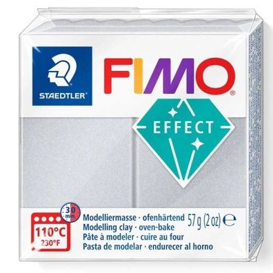 Staedtler FIMO® effect 8020 Ofenhärtende Modelliermasse - pearl lichtsilber
