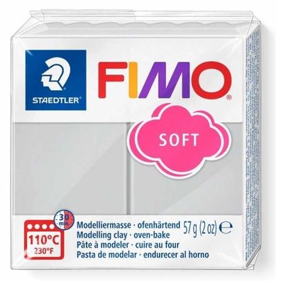 Staedtler FIMO® soft 8020 Ofenhärtende Modelliermasse - delfingrau