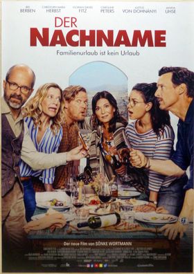 Der Nachname - Original Kinoplakat A1 - Iris Berben Christoph Maria Herbst-Filmposter