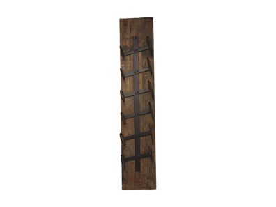 Weinregal 20 x 100 x 13 cm Holz und Metall