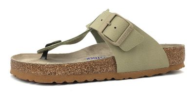 Birkenstock Medina SFB Herrenschuhe Hausschuhe Zehentrenner Grün Freizeit