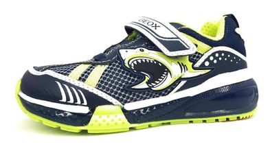 Geox Bayonyc J25FEA-014BU/ C0749 Blau CO749 navy/ lime