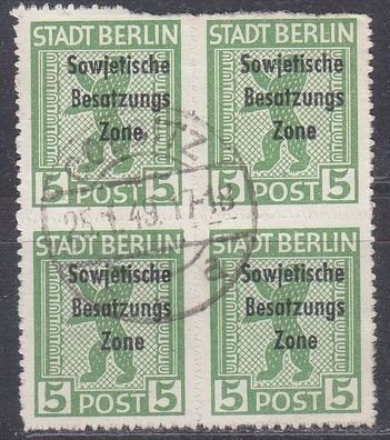 Germany Alliiert SBZ [Allgemein] MiNr 0200 B ( O/ used ) [01] Paar