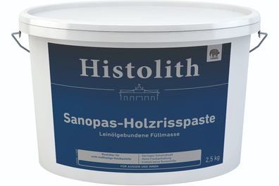 Caparol Histolith Sanopas-Holzrisspaste 2,5 kg braun