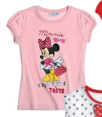 Minnie Maus T-Shirt Rosa Größe 128